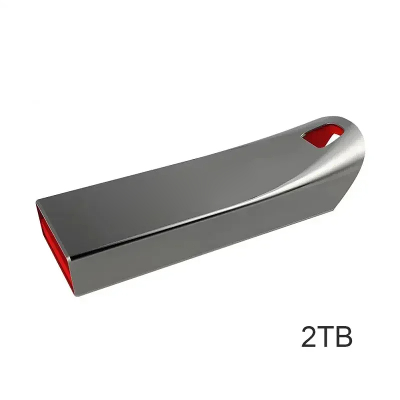 2TB Metal USB Flash Drive High Speed Rotating Pen Drive with Keychain 32GB Optional Waterproof USB Stick for Data Storage: blue powder