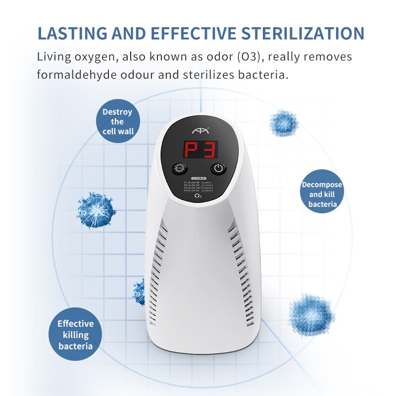 generator ozonu oczyszczacz powietrza przenośny ozonizator sterylizator czysty ozon domu dezodorujący filtr bakteriobójczy powietrza dezynfekcji pokoju