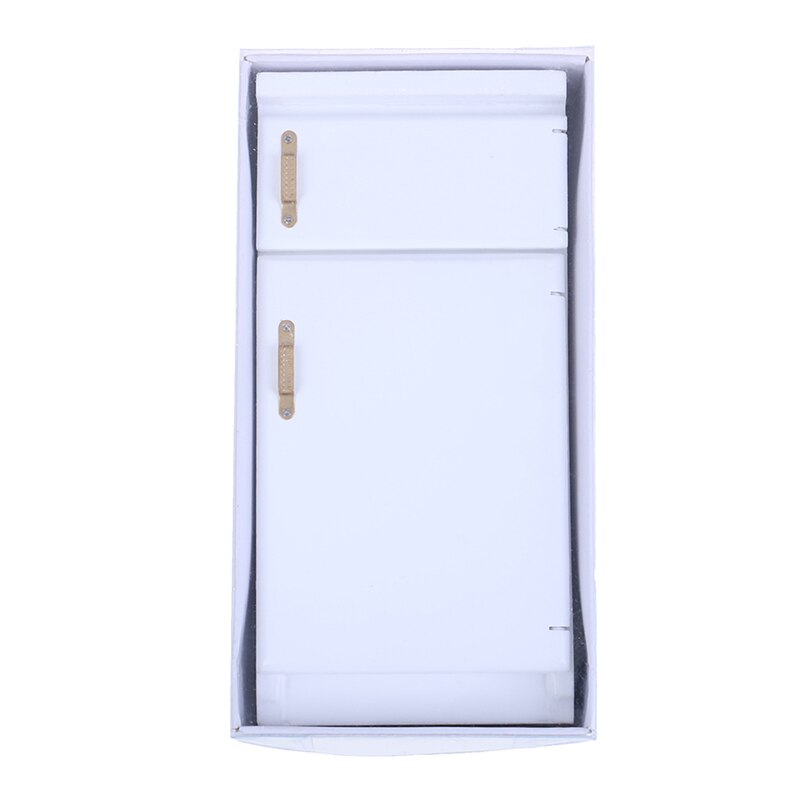 1:12 miniatur 2 Tür Kühlschrank küche Kühlschrank Puppenhaus Möbel Zubehör