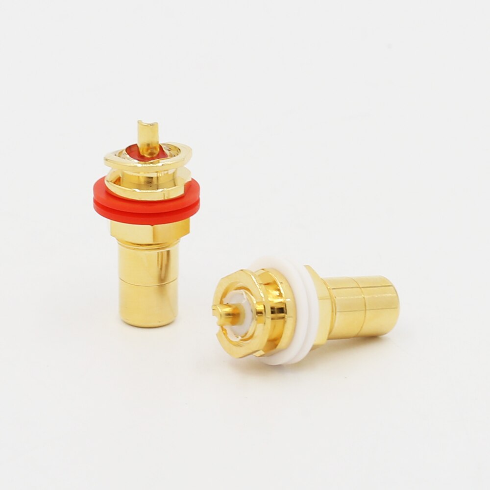 Hifi Audio RCA Socket brass Gold Plated RCA Socket HIFI RCA Socket RCA Female Socket Connector