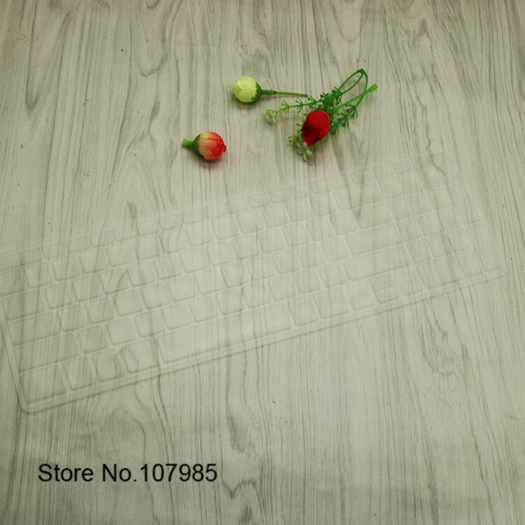 15 inch laptop keyboard cover Film Protective For DEll inspiron 15R 5537 3537 5521 3521 2521 5528 N5110 M531R 15R-5521 N5010: Clear