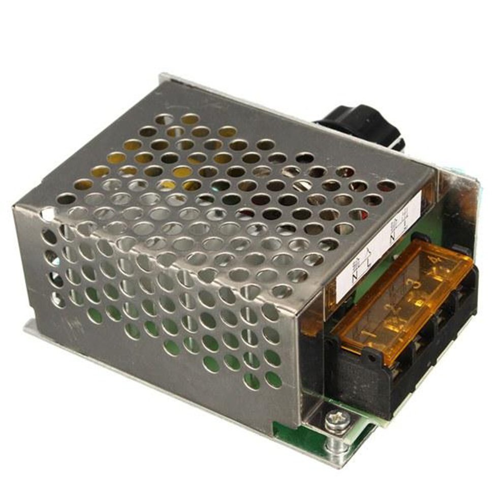 Ac 220v 4000w scr spänningsregulator dimmer elektronisk motorvarvtalsregulator
