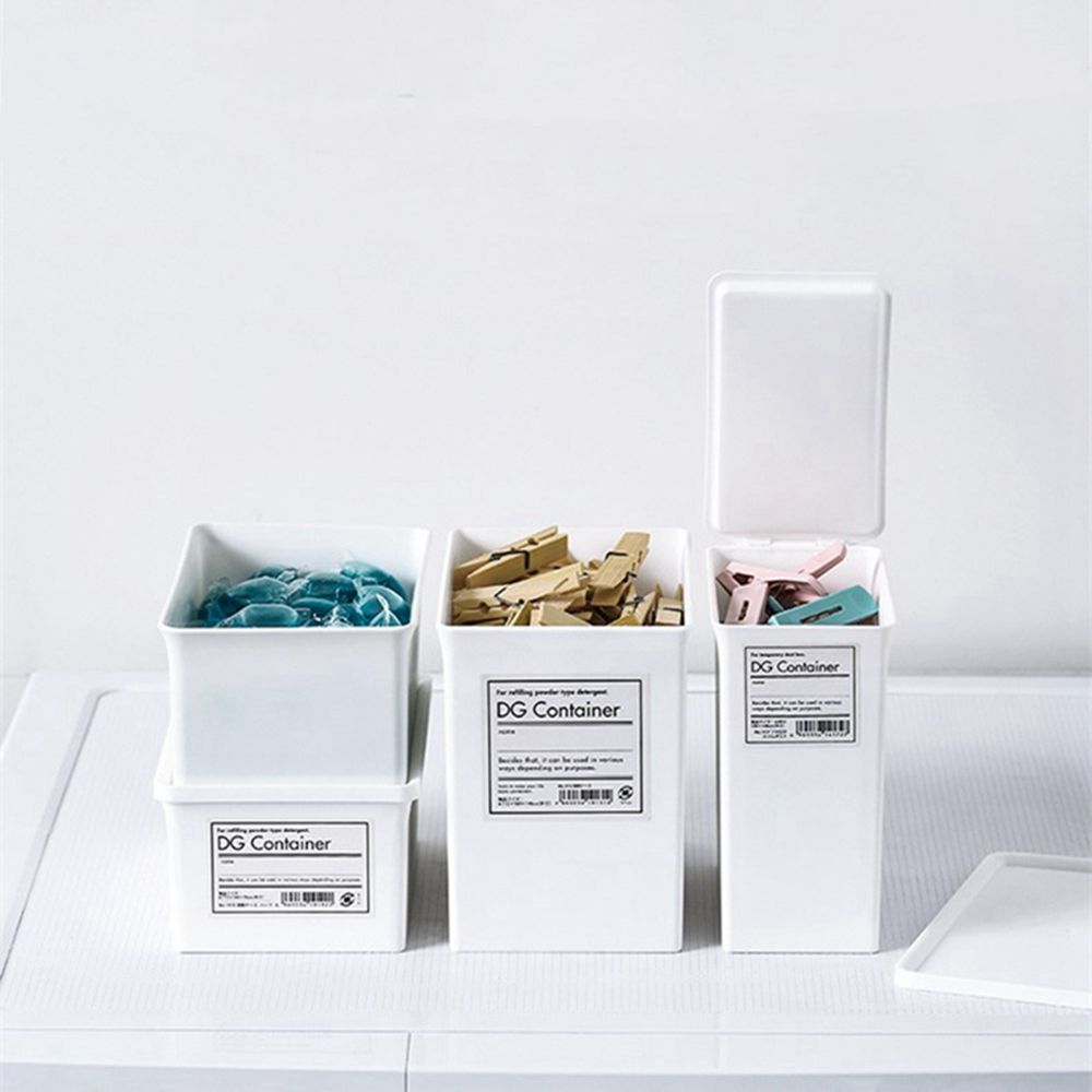 Household Washing Powder Laundry Powder Boxes Storage with Scoop Storage Baskets Bottle Laundry Powder Box