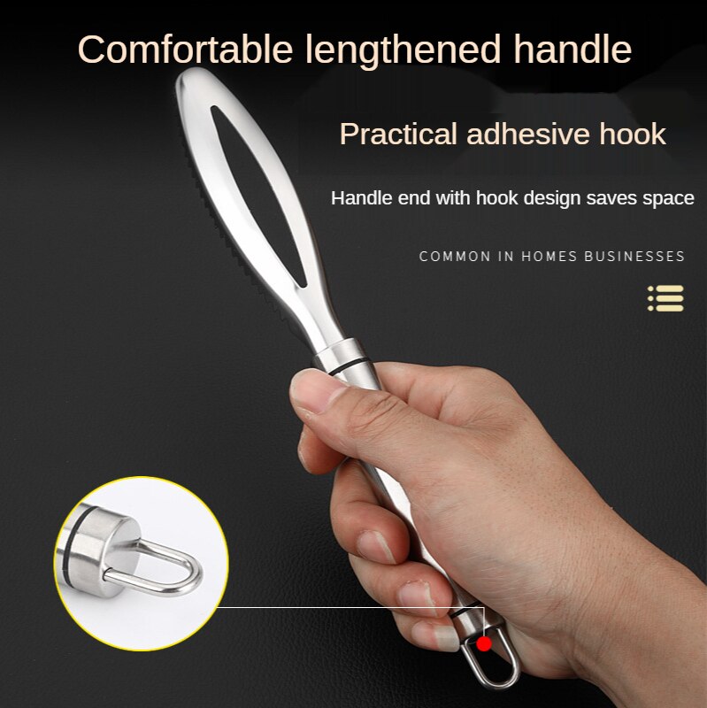 Fish Skin Brush Scraping Fish Scale Scrap Grater 304 Stainless Steel Quick Disassembly Fish Knife Cleaning Peeling Seafood Tools