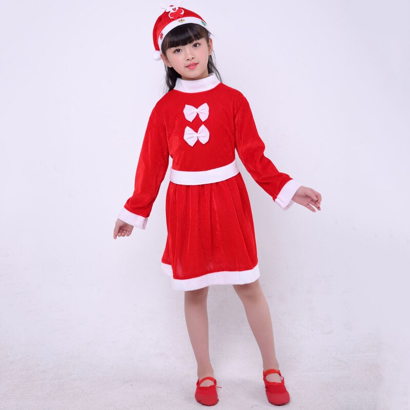 Kids' Carnival Costume Year's Suit Christmas Costume for The Boys and Girls Santa Claus Cosplay Outfits