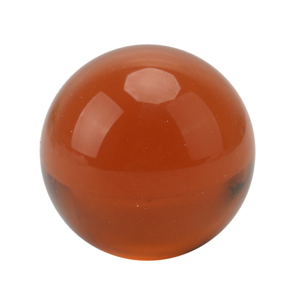 Bola de cristal de 40mm en 4 colores, bola de cristal artesanal para decoración del hogar de escritorio, bola de cristal de cuarzo Artificial transparente