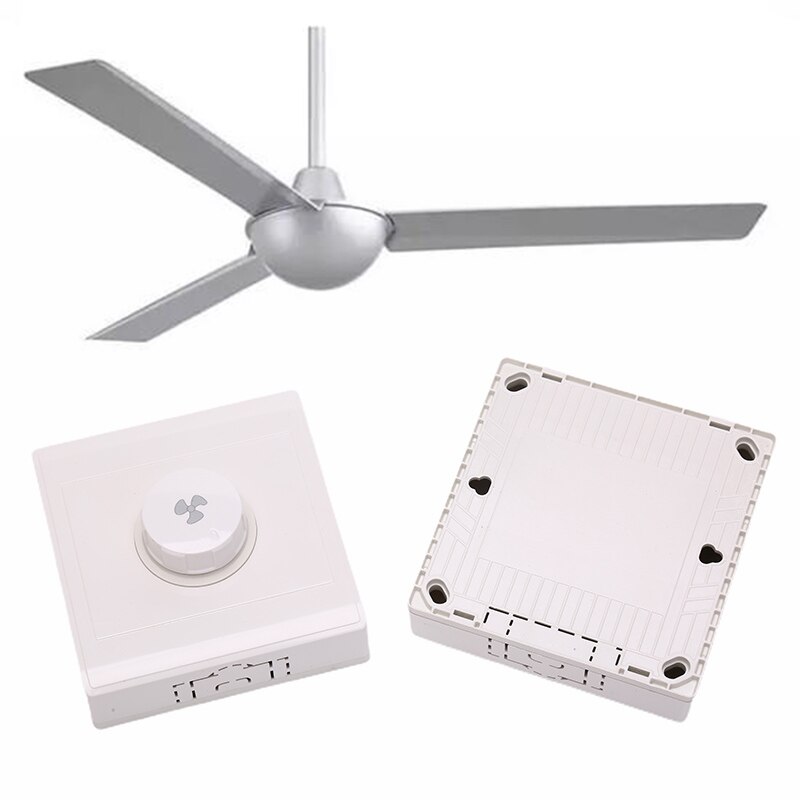 1Pc 86Type Plafond Fan Aanpassing Traploze Snelheid Controller Wandschakelaar 220V 10A