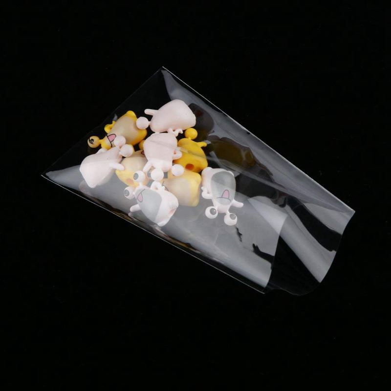 100 x klare cellofan chokolade lollipose , 6cm x 10cm,  plastik