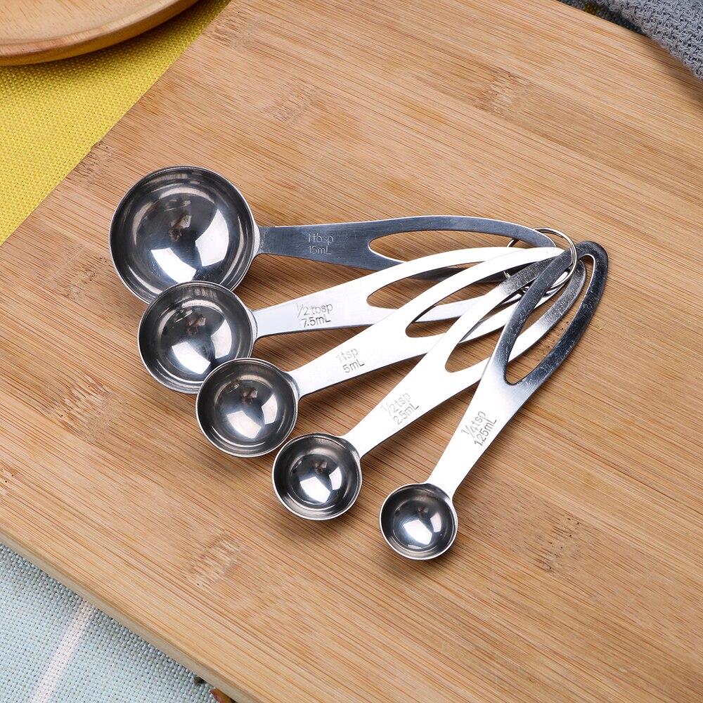 NICEYARD-cuchara medidora para harina, alimentos, café, accesorios de cocina, herramientas de medición para hornear, 5 unids/set/juego