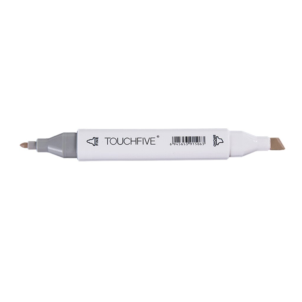Arts Marker Pen Alcohol Based Graphic Art Twin Tip Markers for Student Artist: Brown