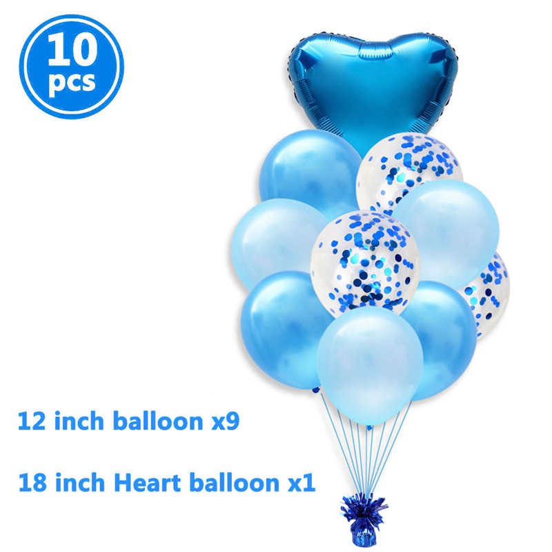 10 st blandad ballong det är en flicka pojke baby shower dekorationer barn födelsedagsfest tillbehör babyshower genus avslöja dop spel