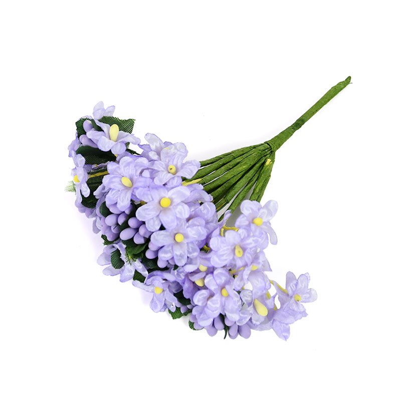 Ramo de margaritas artificiales para decoración de fiestas, ramo de flores de seda pequeña para boda, corona de bricolaje para el hogar, caja de , suministros de álbum de recortes, 12/36 piezas: 36pcs / B14