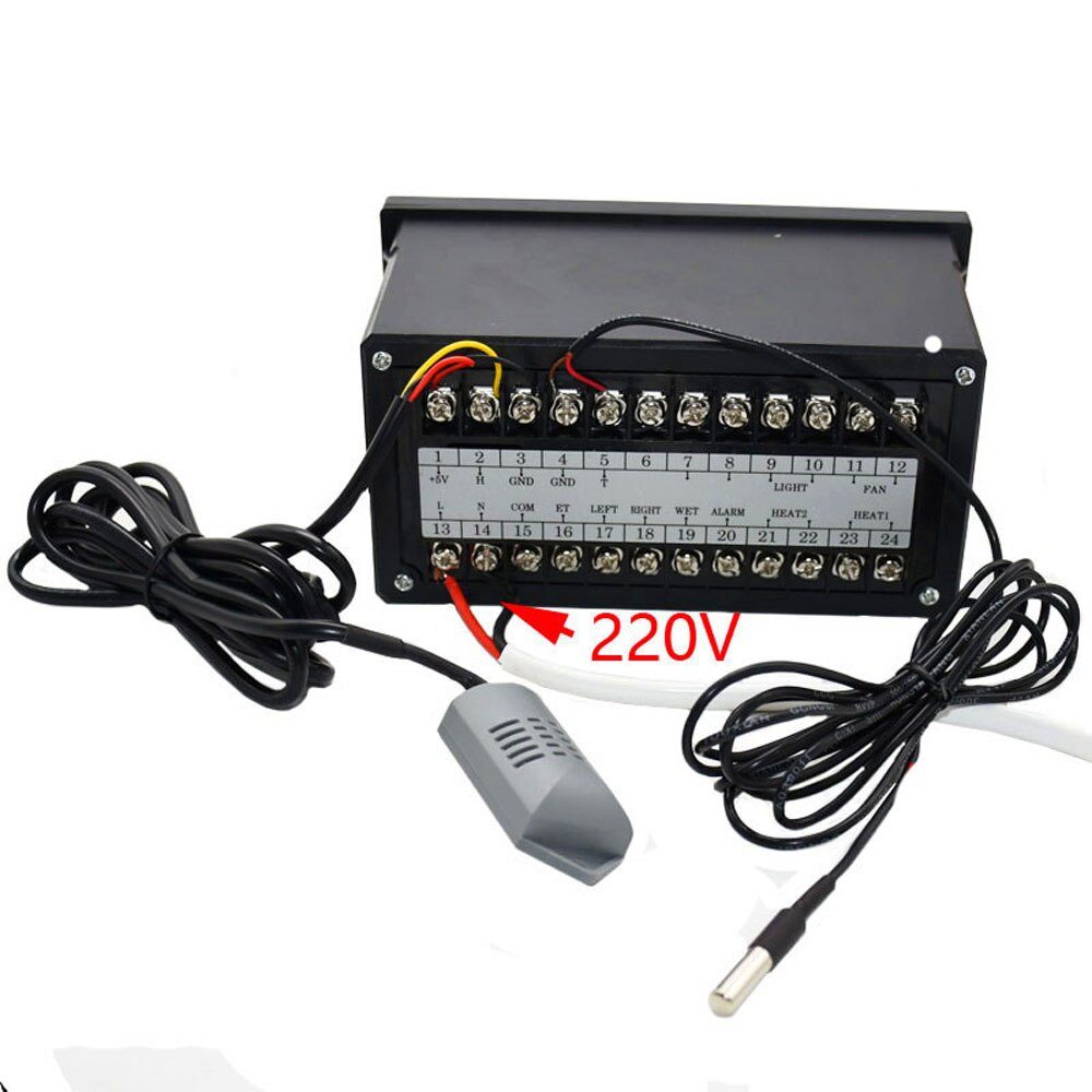 Digitale Temperatuur Controller Vochtigheid Incubator Controller XM18S Voor Ei Uitbroeden Digitale Thermostaat 220V/110V Met Sensor