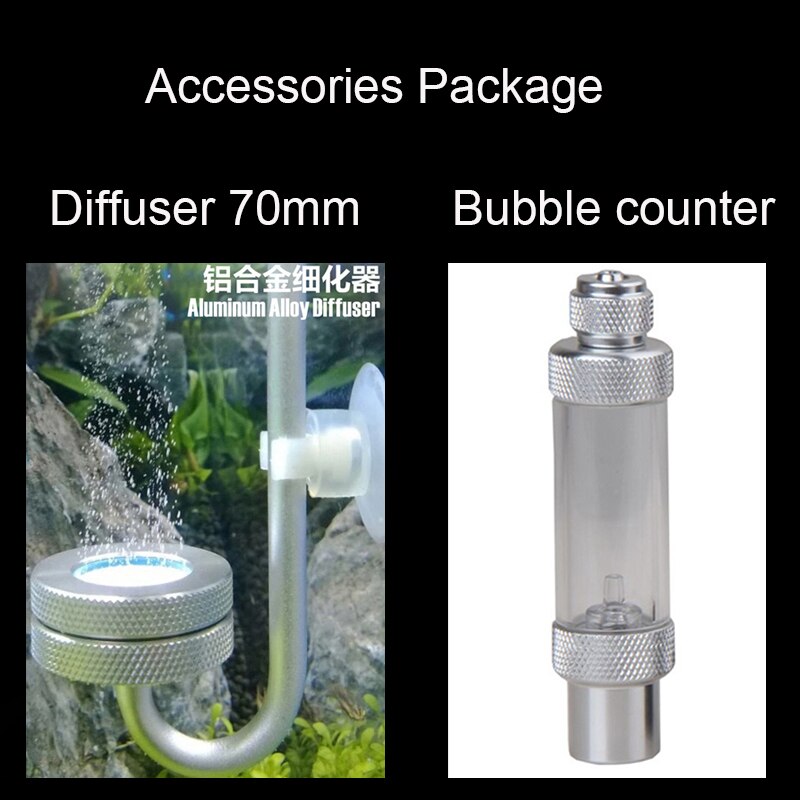 CO2 Generator Diy System Kit CO2 Generator, Bubble Counter Diffuser With Solenoid Valve,For Aquatic Aquarium Plant Growth: al diffuser counter