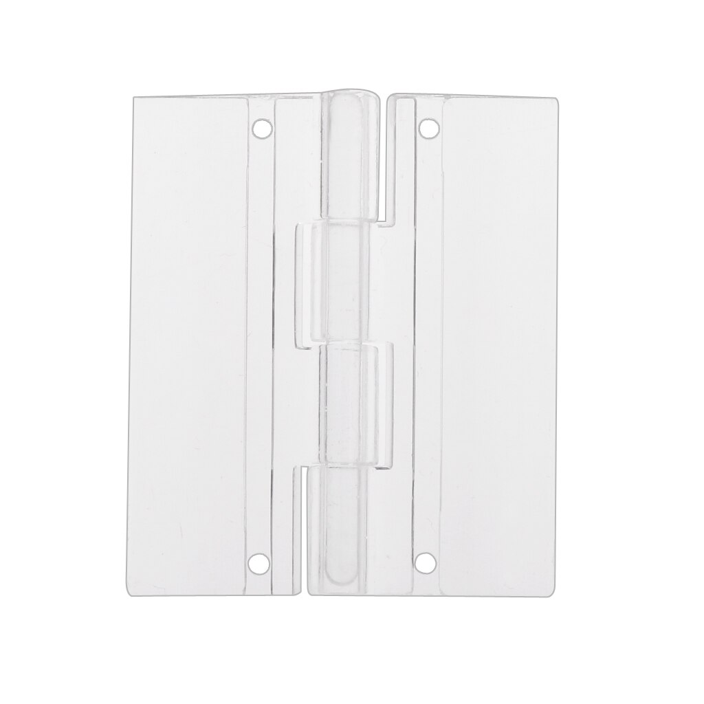 Porte pliante en plastique acrylique transparent | 45x38mm, Piano plexiglas Pack de 2