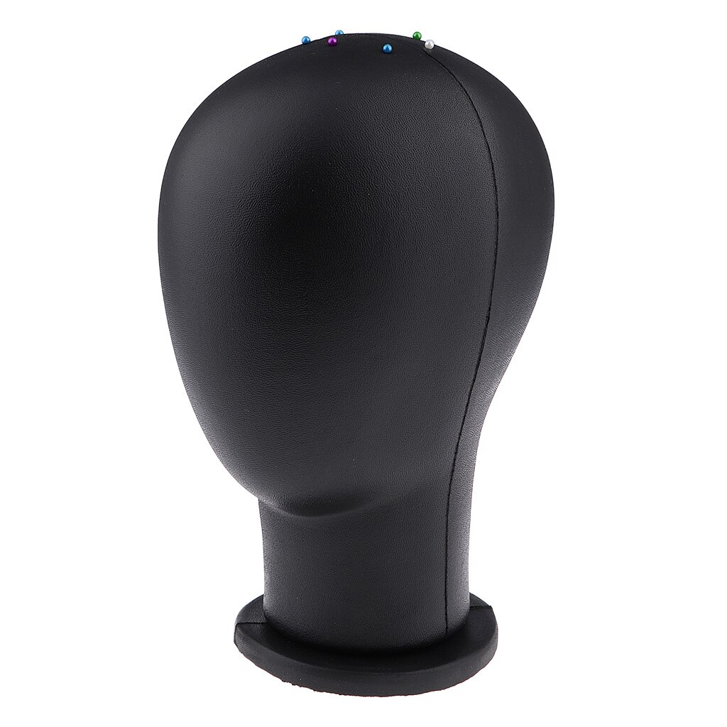 100% PU Leather Wig Head Easy To Install Wig Head with Mount Hole For Wig Diaplay,Making,Styling