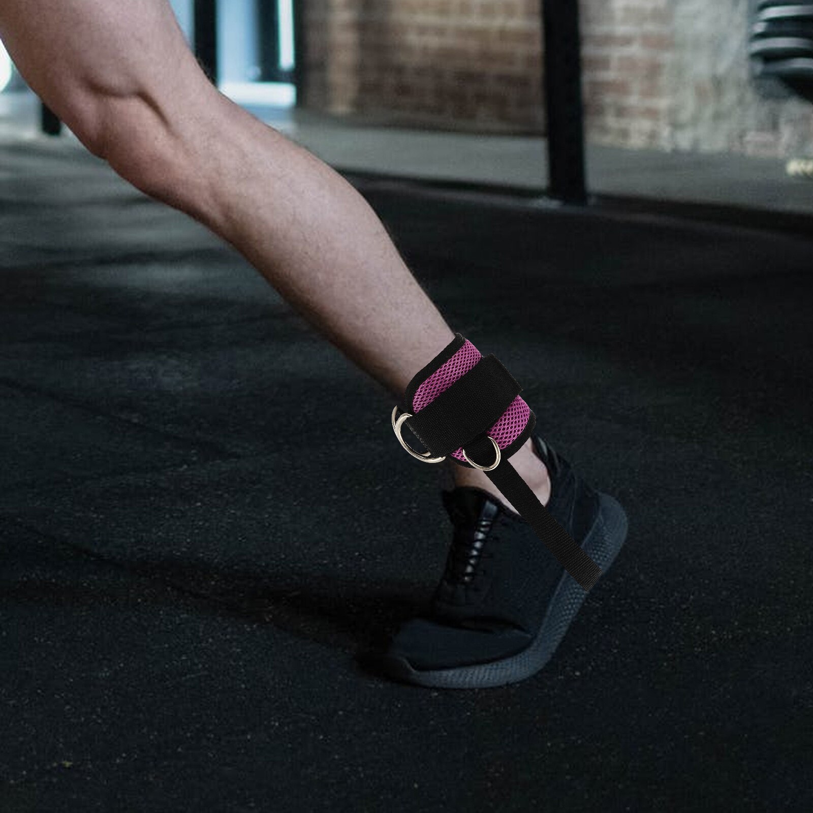Adjustable Ankle Buckle Ankle Straps D-ring Ankle Cuff Fitness Ankle Strap