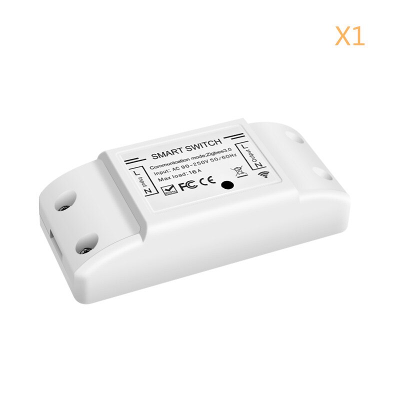 16A Universal Relay Switch ZIGBEE On / Off Switch For Light And Fan Compatible With Alexas Google Home Smart Home Gadgets: Default Title