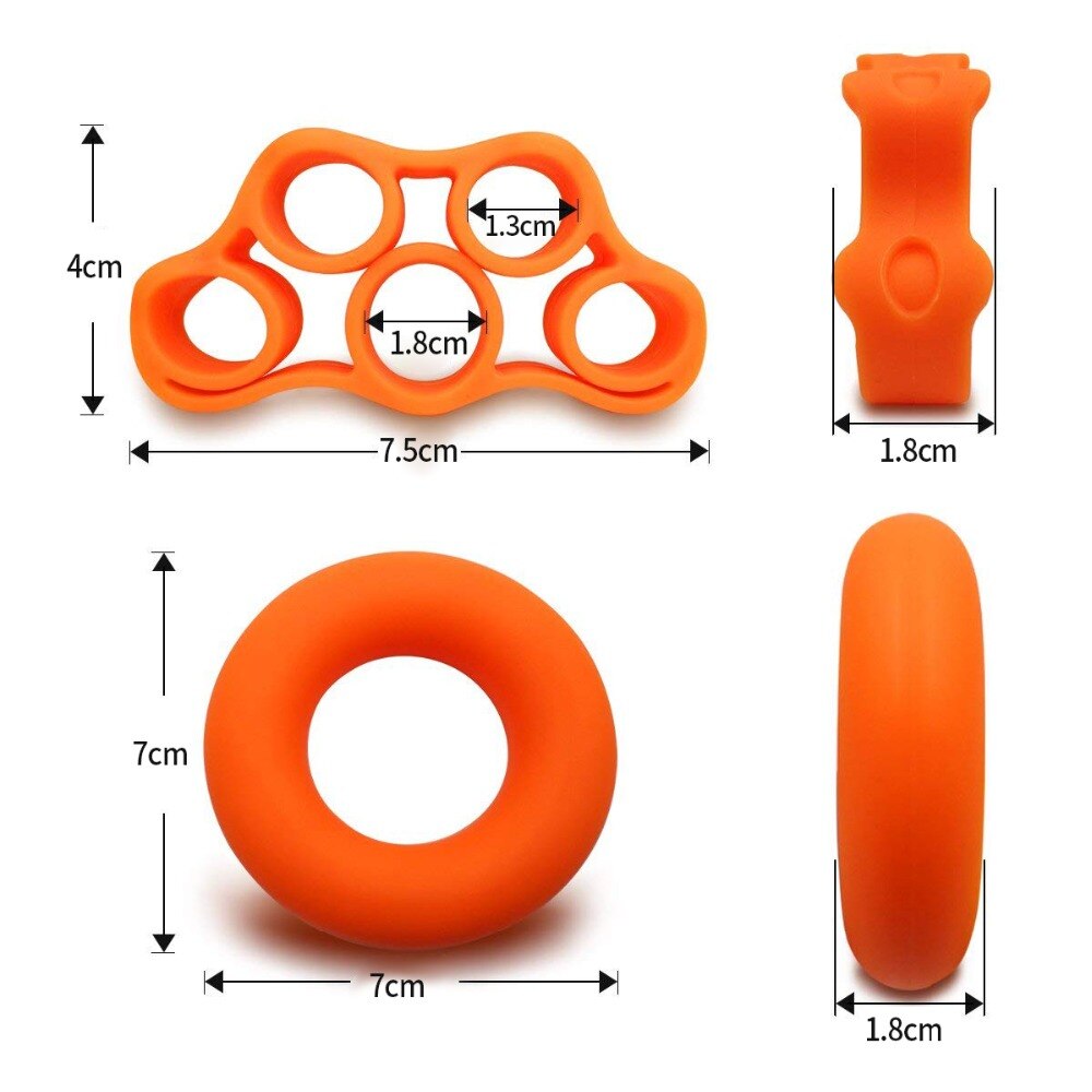 Dedo bandas elásticas de resistencia mano anillo de dedo potencia manual de formación bandas mano formación Camilla Ejercicio de tirar anillo bandas elásticas para Fitness