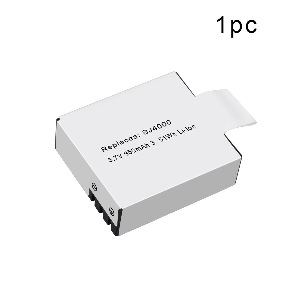 Sj4000 akkus (950 mah) ,  sj4000 pg1050 pg900 +  usb-doppelladegeräte für sjcam  sj5000 sj6000 sj8000 m10, eken 4k h8 h8r h9, gitt -lb101: 1pc