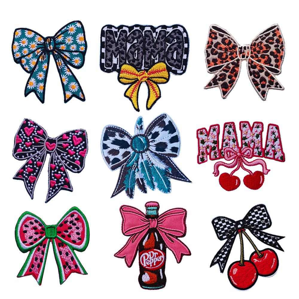 Emblema Accesorios de ropa Insignia Pegatina Pegatina bordada Parches termoadhesivos