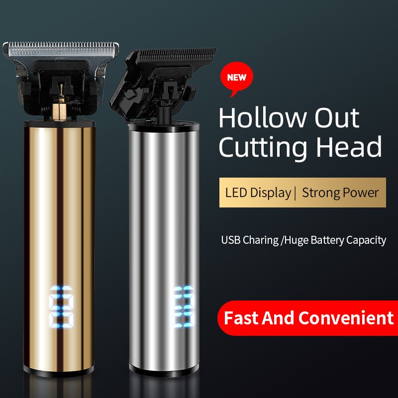 Kleine Tondeuse Baard Trimmers T Blade Tondeuse Kapper Hair Cut Grooming Kit Professionele Oplaadbare Draadloze