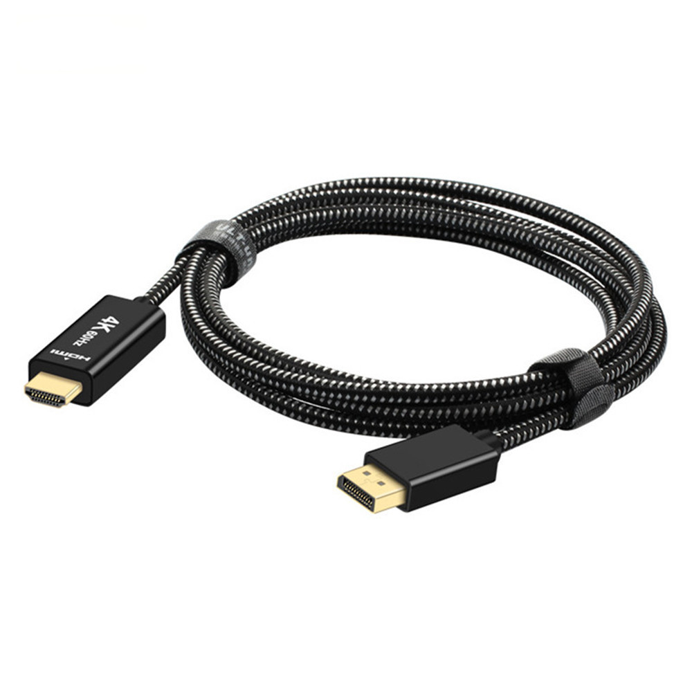 Displayport Kabel Hdmi Kabel 4K 60Hz Vergulde Displayport Dp Naar Hdmi Adapter Kabel Snoer Voor Pc Notebook voor Hdtv Projector 2M