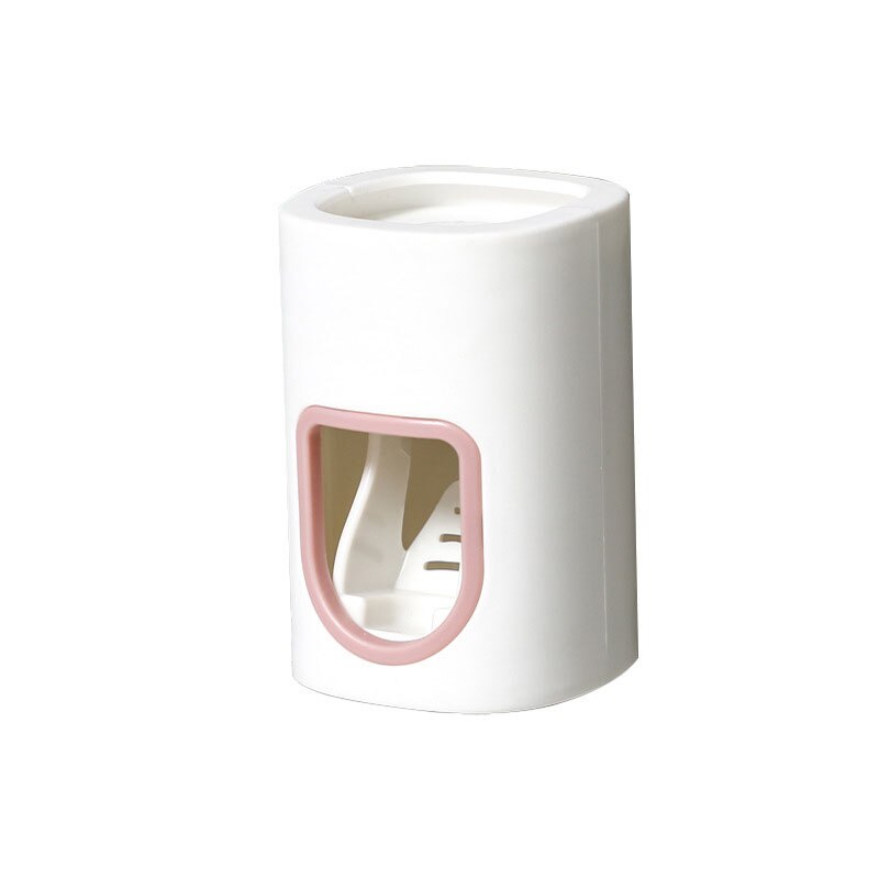 Punch-free Toothbrush Rack Porous Upside-down Draining Storage Box Toothpaste Squeezer Dispenser Bathroom Accessories: Toothpaste holde P