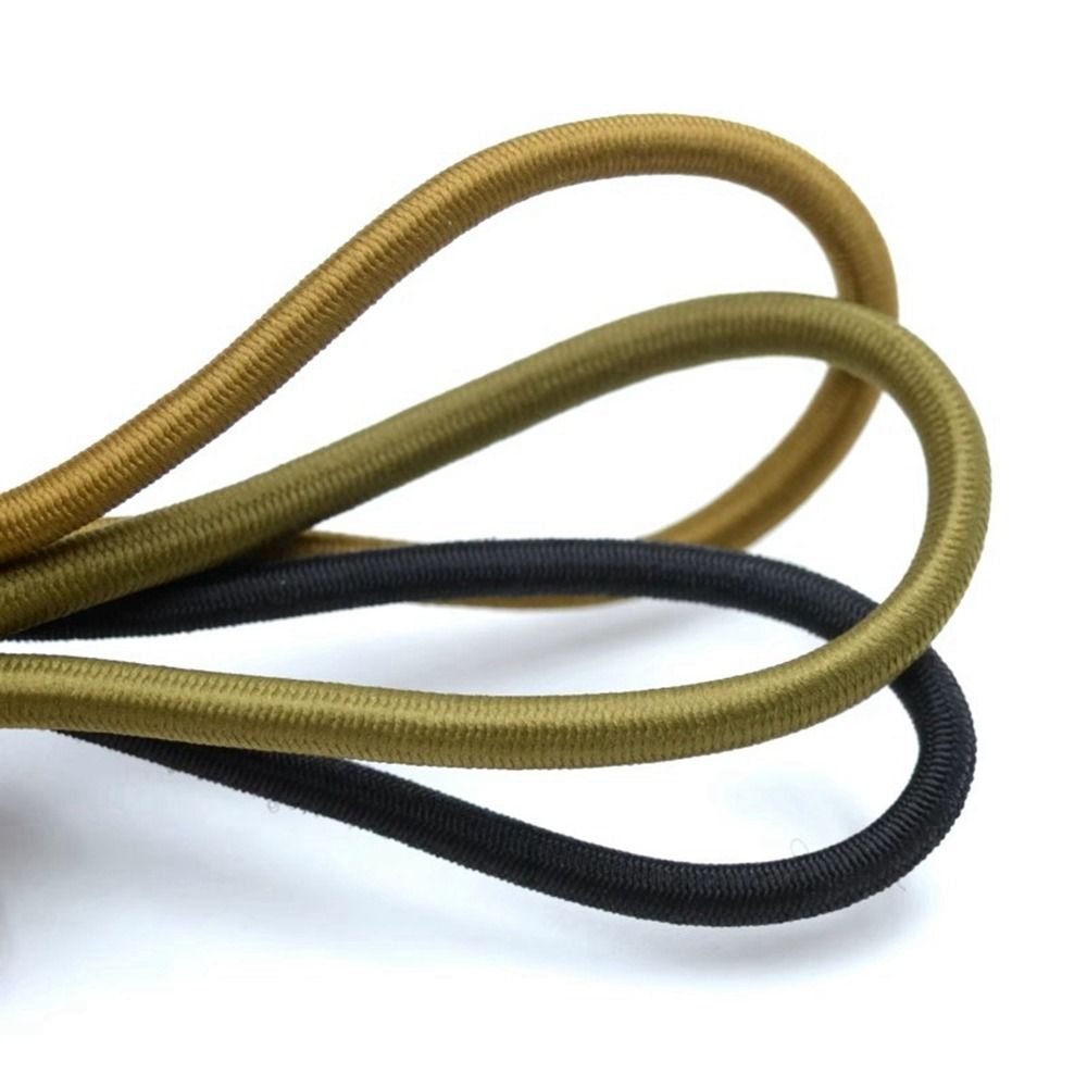 Cuerda elástica fuerte para exteriores, 3mm/4mm, 4M, 4 colores, banda de goma, costura, artesanía de ropa para accesorios de mochila DIY