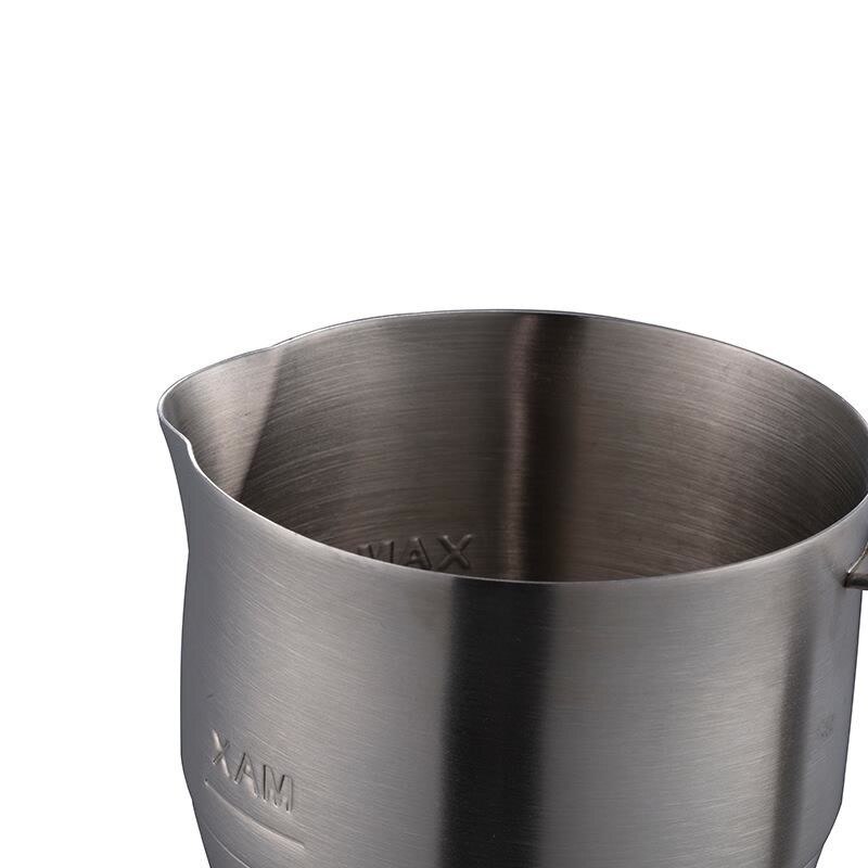 900ml Stainless Steel Thickened Milk Cup Garland Cup Cylinder Milk Foam Frother Frothing Coffee Utensils