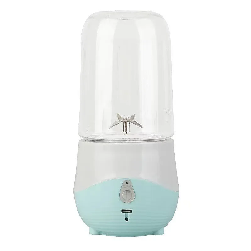 Draagbare blender USB oplaadbare mini-sapcentrifuge Blender Huishoudelijke mixermachine voor sappen Shakes en smoothies Sapcentrifuge: Blauw