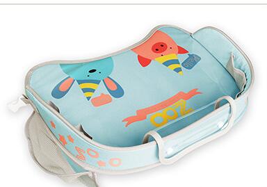 Kind Kids Tafel Voor Auto Car Seat Met Opslag Baby Bureau Cartoon Speelgoed Voedsel Water Houder: blue B