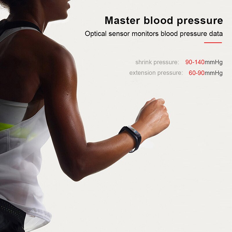 Smart Band Waterdicht Fitness Armband Stappenteller Hartslag Tracker Call/Bericht Herinnering Bluetooth Smartband Voor Android Ios