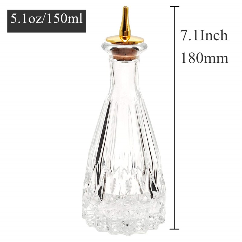 davinci bitter Flasche Für Cocktail 150ml Glas Dahs Flasche Schnaps Ausgießer Barware Barmann Bausatz Bar Zubehör