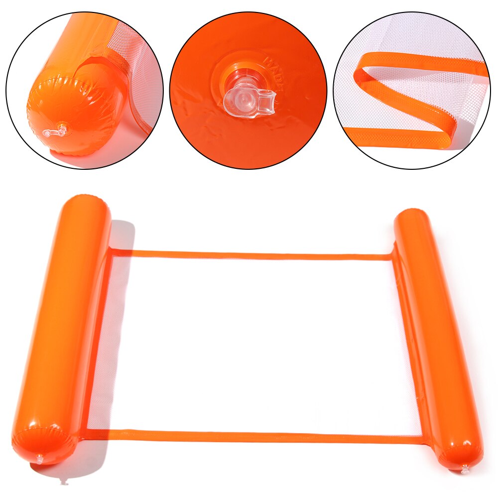 1SET Summer Amusement Inflatable Pool Floats Water Hammock Relax Swimming Floating Chair Beach Pool Accessories With Air Pump