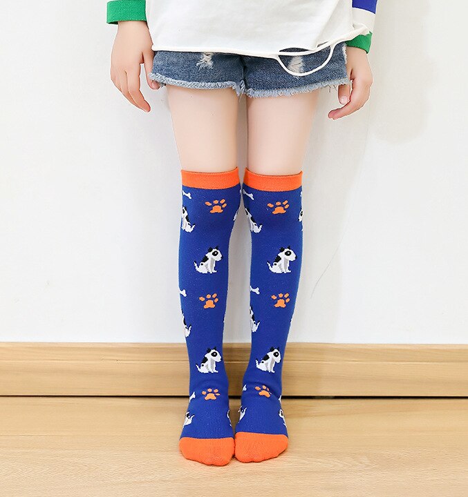 Mädchen Socken 3-12 Jahre alt Baumwolle Knie Hohe Socken SchöNe Lange freundlicher Knie Socken freundlicher Tanz Socken mädchen Todder Baby: 6 / 2 pairs