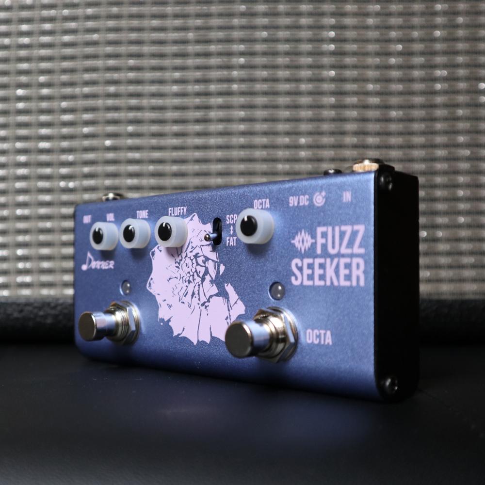 Donner Octave Fuzz Guitar Bass Effect Pedal Fuzz Seeker 2way Selector