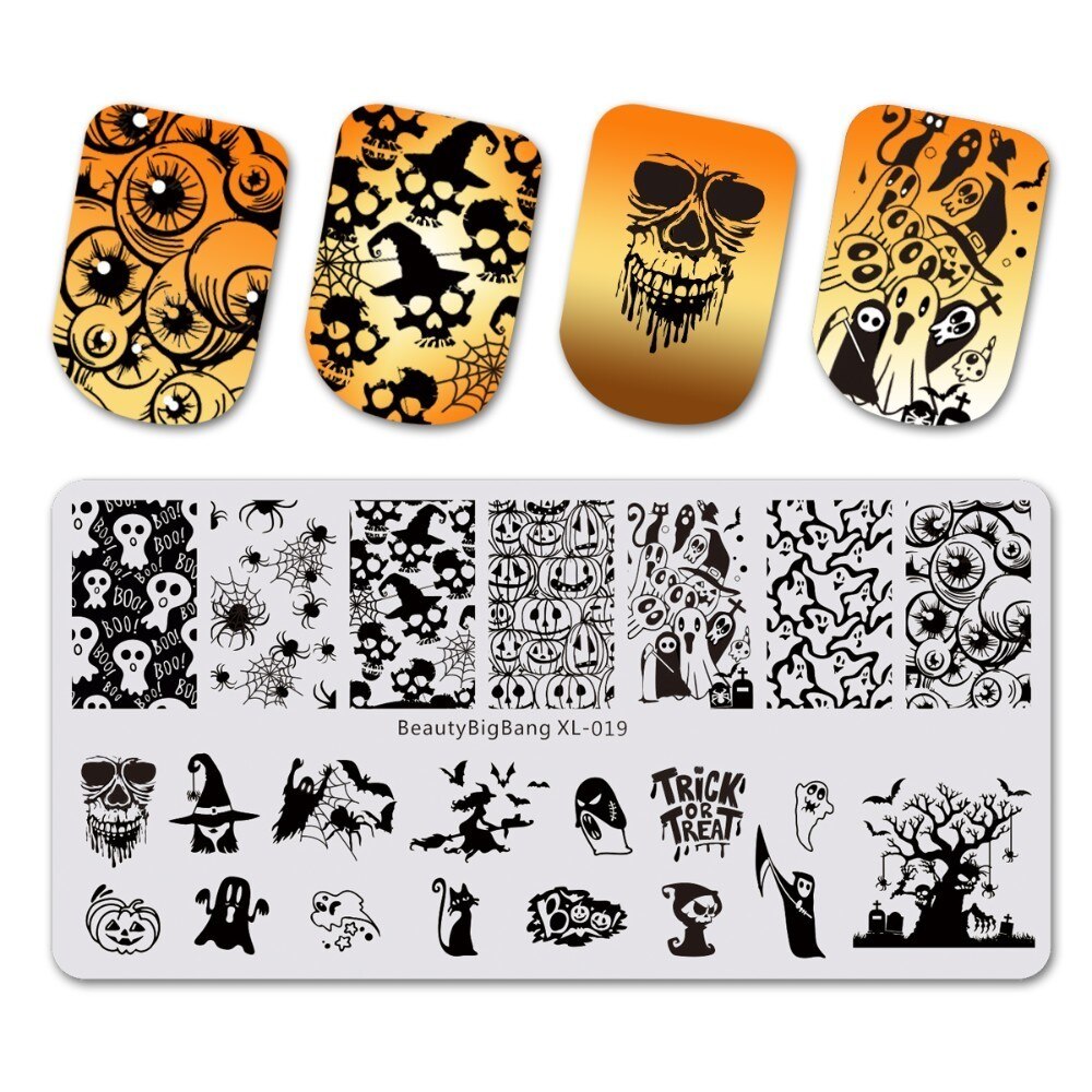 Beautybigbang leimauslevyt englanniksi sanat ab  c 6*12cm ruostumaton teräs kynsitaide leima manikyyri työkalu stensiili muotti kynsilevy: Xl -019