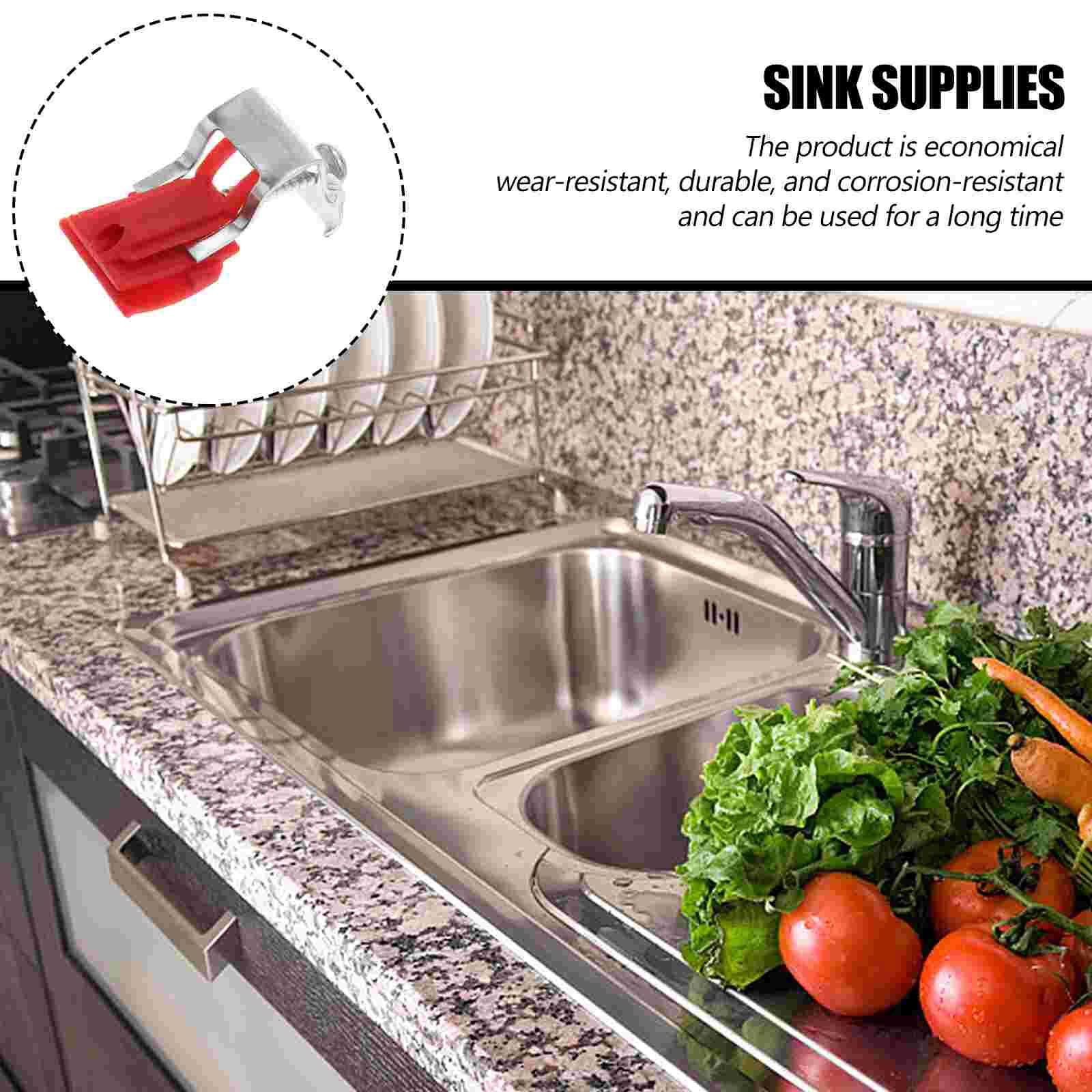 5Pcs Kitchen Sink Mounting Clamps Kitchen Sink Fixing Clamps Sink Brackets