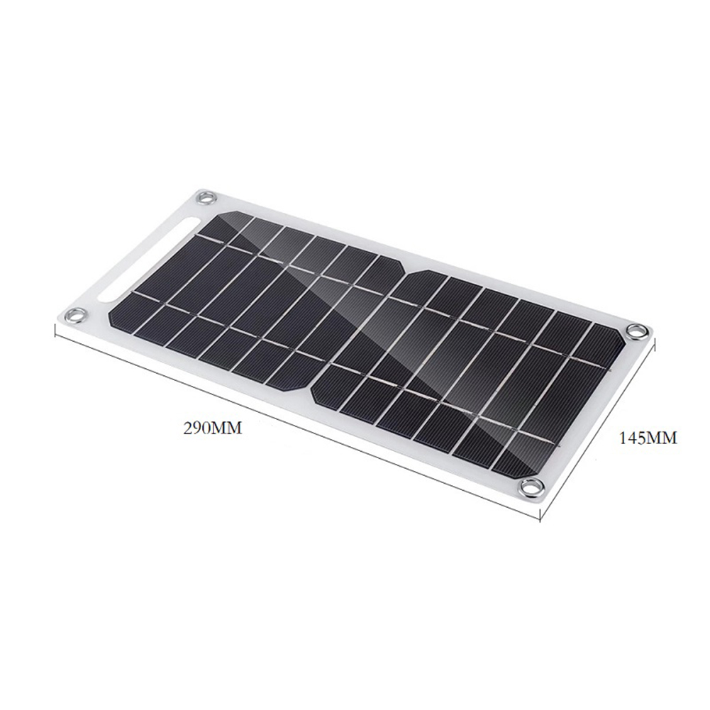 USB Solar Panel Outdoor 6W 5V Portable Solar Charger Panel Climbing Fast Charger Monocrystalline Travel Solar Charger Generator