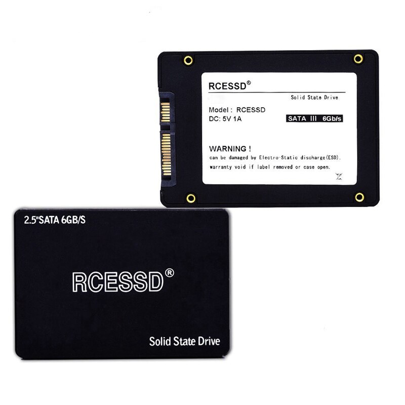 RCESSD 2,5 Zoll 256GB SATA3 SSD Festplatte Hohe Geschwindigkeit Lesen Bis zu 520 MB/S Interne fest Zustand SSD für PC Laptop Schreibtisch