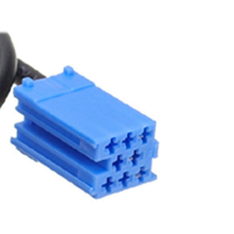 Autoradio aux-ingang voertuigkabeladapter 3.5mm- speler met twee radiosleutels voor fiat