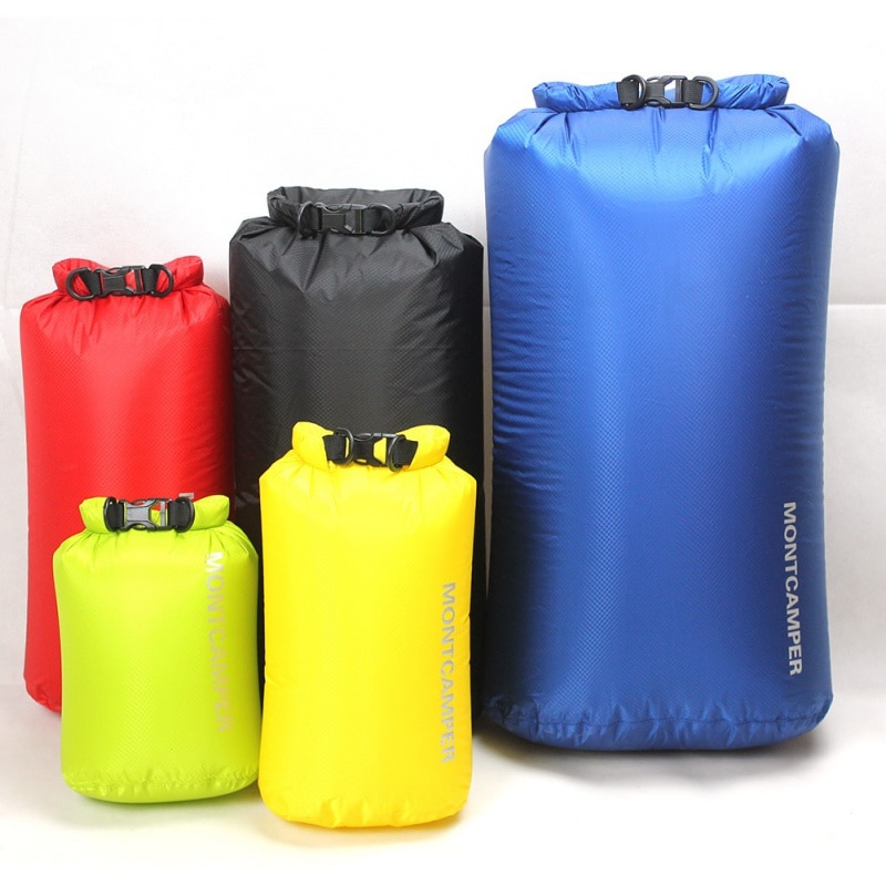 Dry Bag 30D Nylon Ultralight Drifting Swimming Debris Clothes Portable Bag Hiking Bag Storage Bag Waterproof Swimming Bag