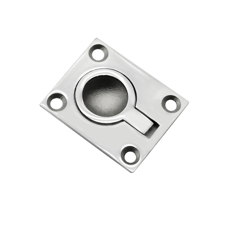 Handle Stainless Steel 304 Inset Precision Cast Folding Concealed Secret Pull Hatch Cover Floor Door Plate Load-Bearing Handle