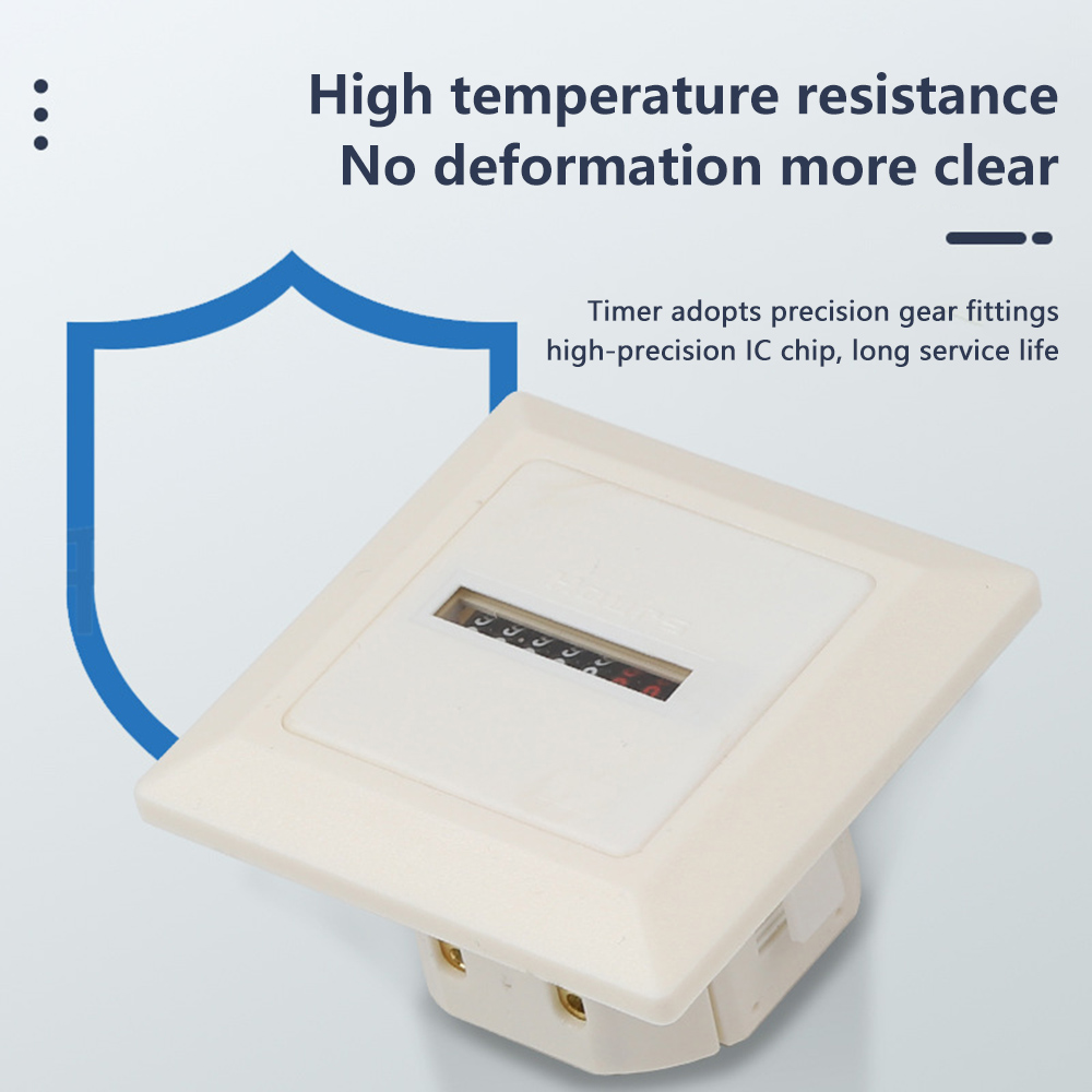 AC220-240V Timerfunctie Elektronische hermetische teller Digitaal 0-99999.9 Urentellermeter 0,3 W 50 Hz Industriële standaard