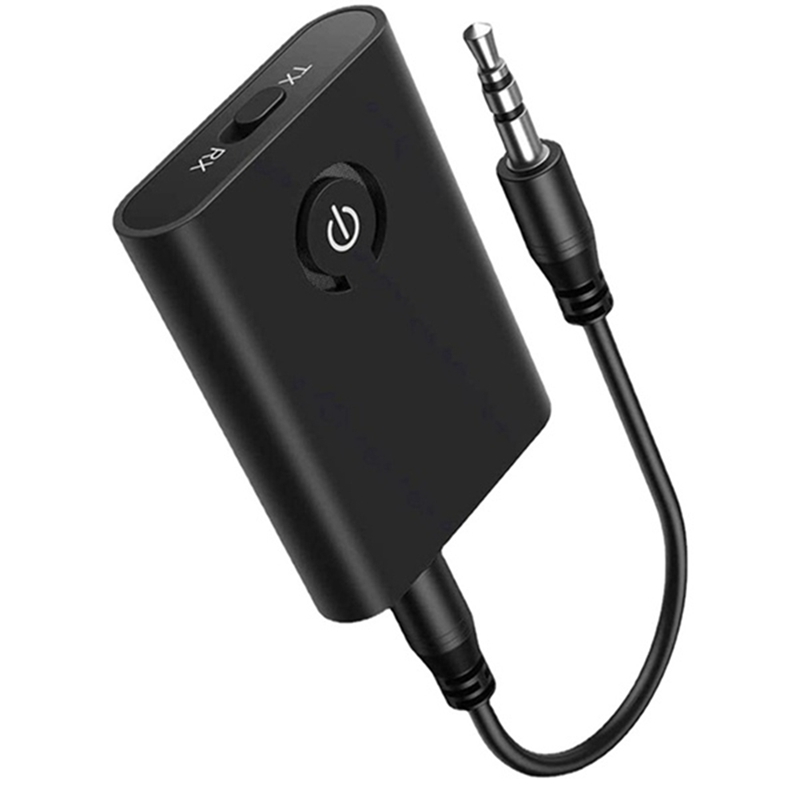 Bluetooth 5.3 Adapter For Airplane To 2 Wireless Headphones, 3.5Mm Jack In-Flight Bluetooth Transmitter Receiver For TV: Default Title