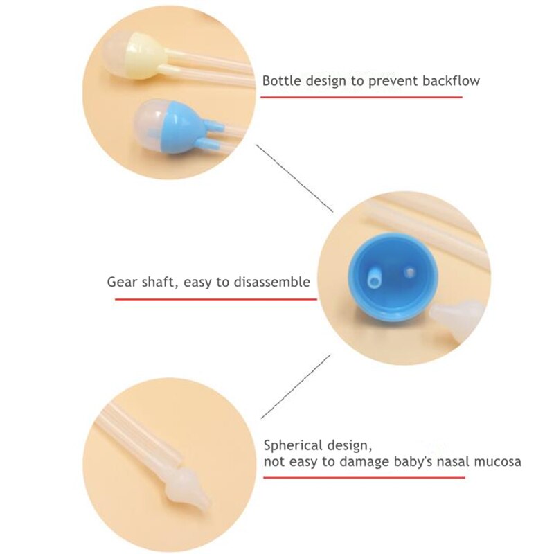 Baby Vacuum Suction Nasal Aspirator Born Baby Safety Nose Cleaner infantil Nose Up aspirador Nasal Baby Care Accessories