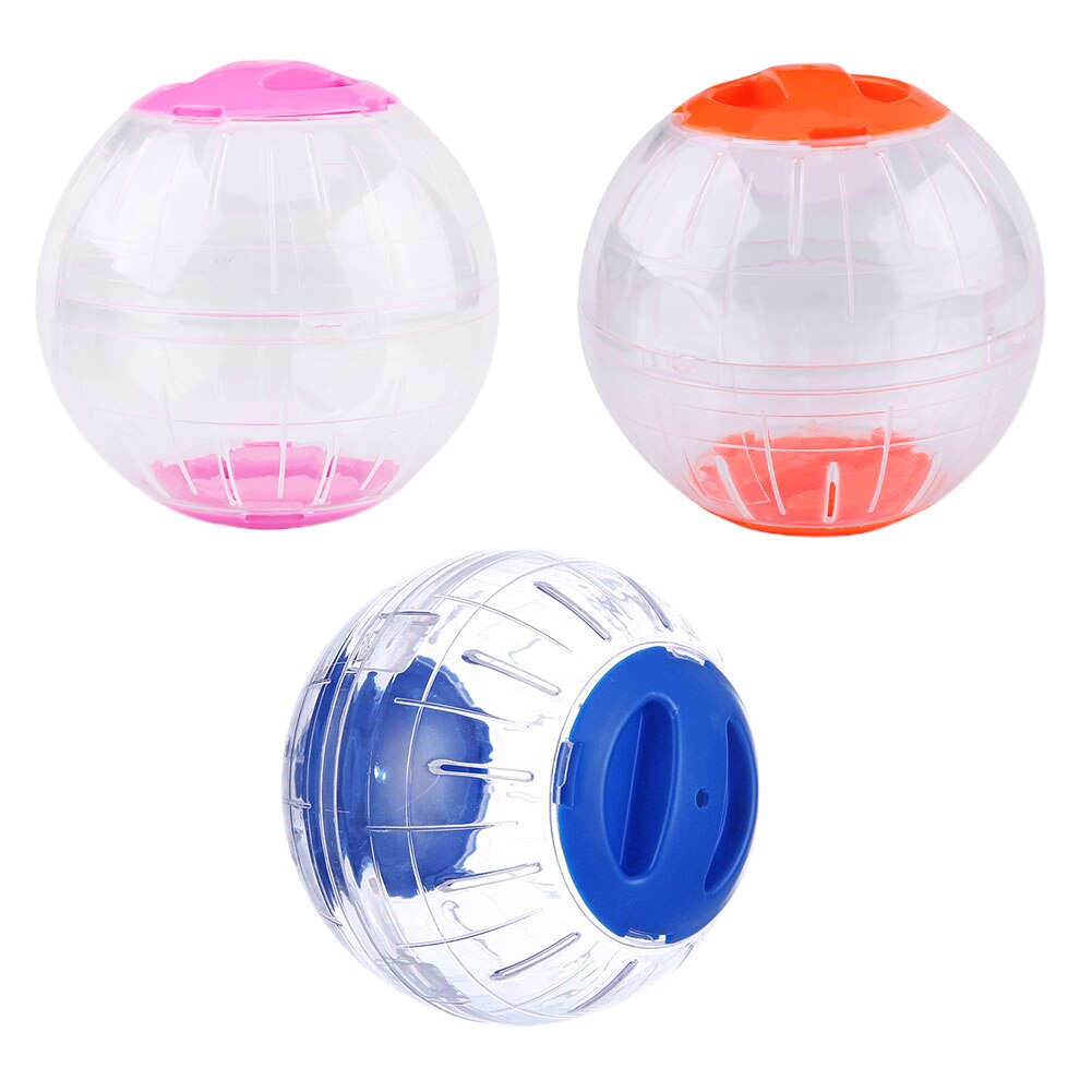 Pet Toys Hamster Mouse Plastic Crystal Ball Run Exercise Hamster Ball Little Pet Supplies Running Ball Hamster 12CM Toys Plastic