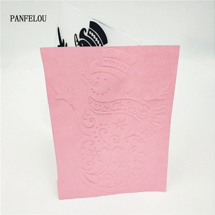 plastic snowman craft card making paper card album wedding decoration clip Embossing folders