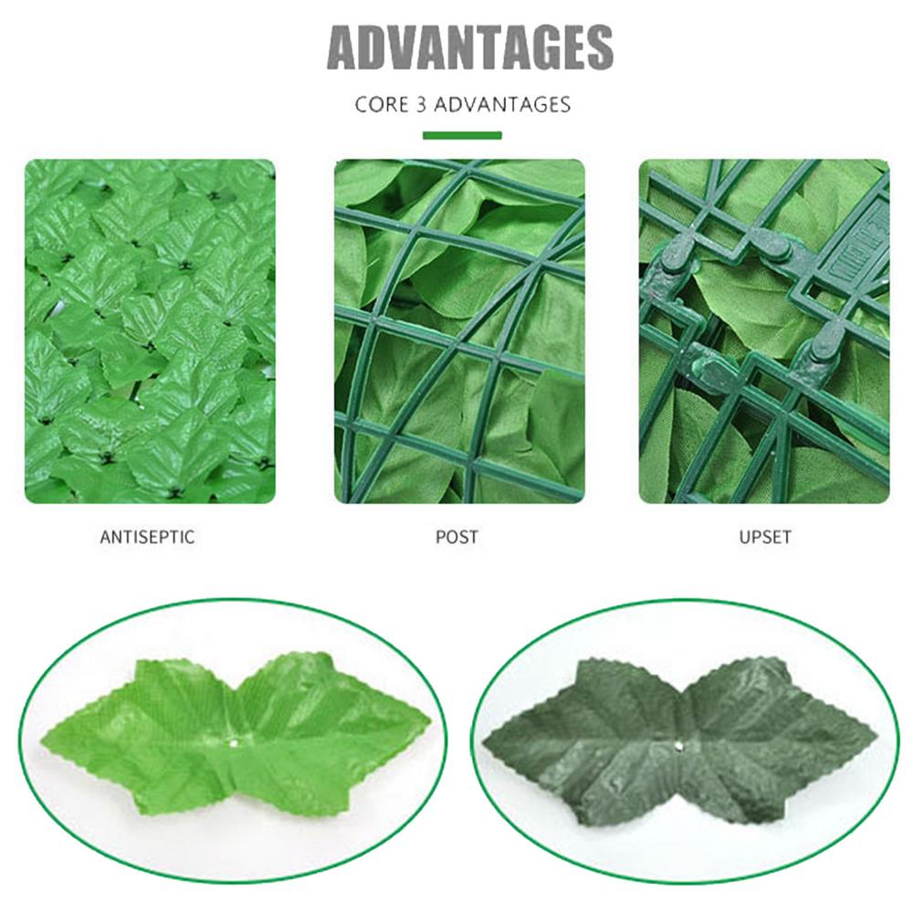 Sztuczny liść siatka ogrodzeniowa sztuczny bluszcz przesiewowe rolki zielony liść prywatność ogrodzenie ogród dekoracja